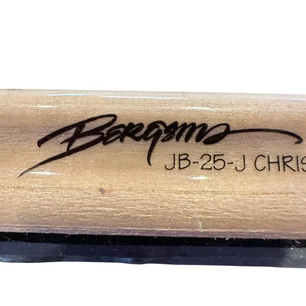 Vintage Jody Bergsma Rubber Stamp JB-25-J Christmas Morning Wood Mounted Large